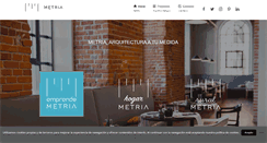 Desktop Screenshot of metria.es