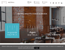 Tablet Screenshot of metria.es